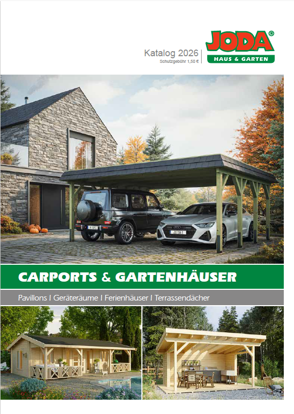 JODA Carports & Gartenhäuser 2026